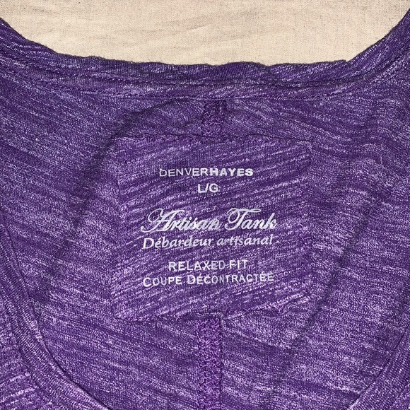 🏋️♀️Denver Hayes🏋️♀️ Athletic/Exercise Tank Top Relaxed Fit Women’s Size L - Picture 2 of 7